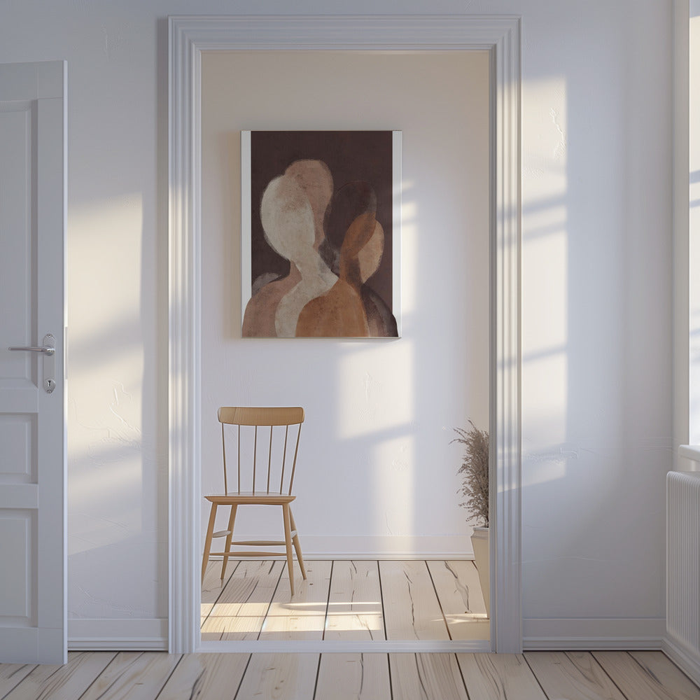 Gelaagde schaduwen | Canvas