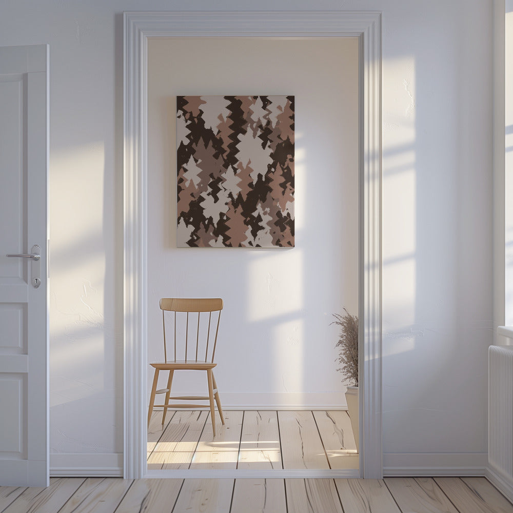 Zigzag Earth Tones | Canvas