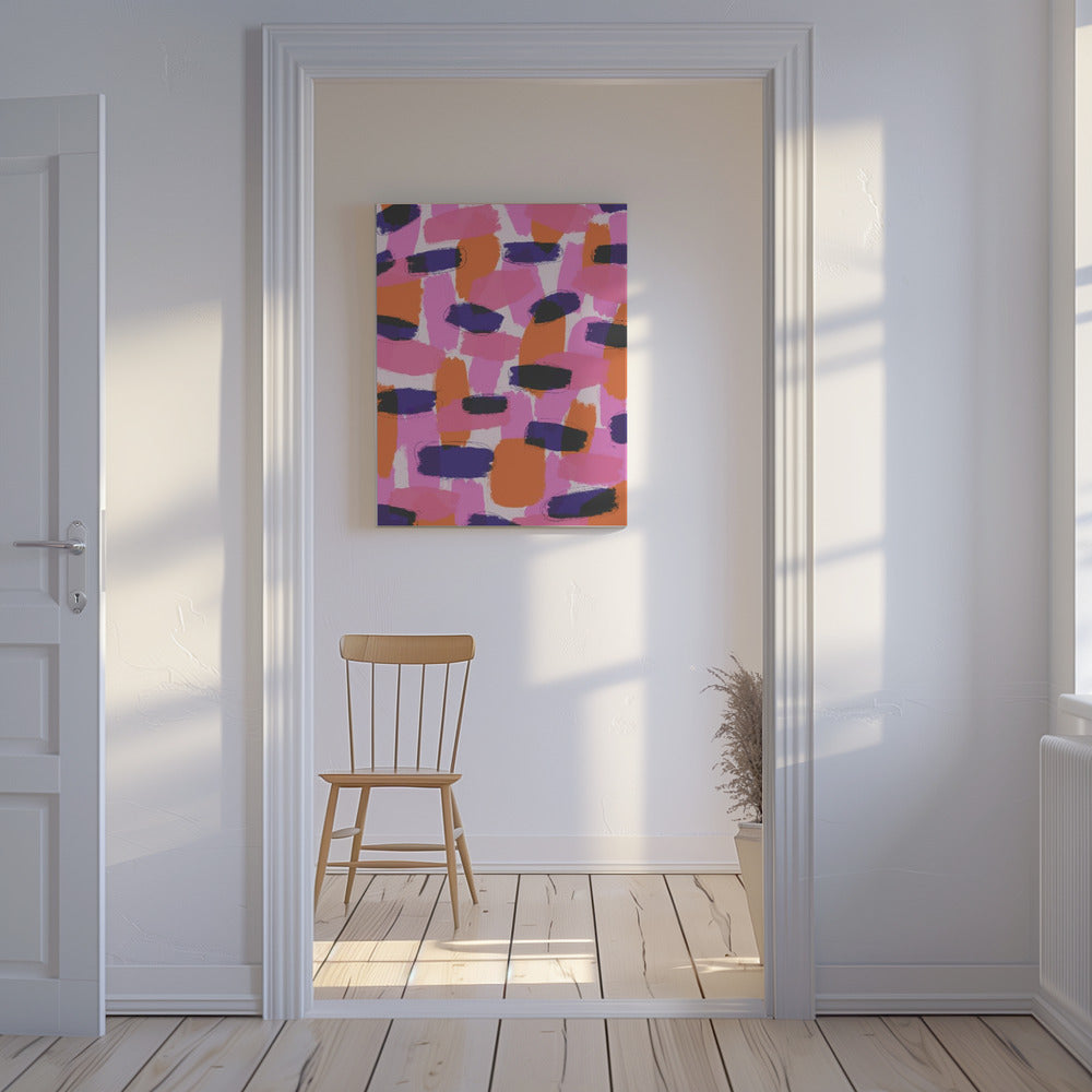 Levendige penseelstreken | Canvas