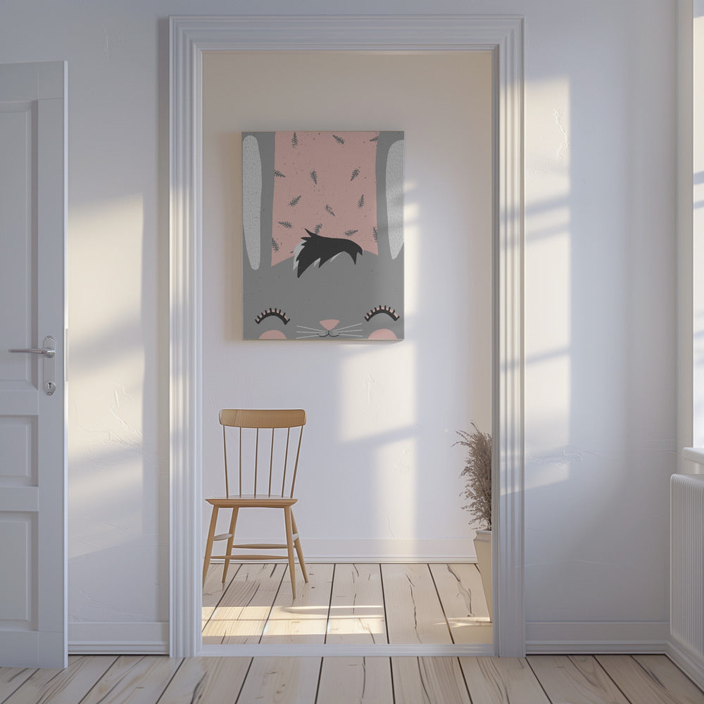 Speelse Bunny Bliss | Canvas