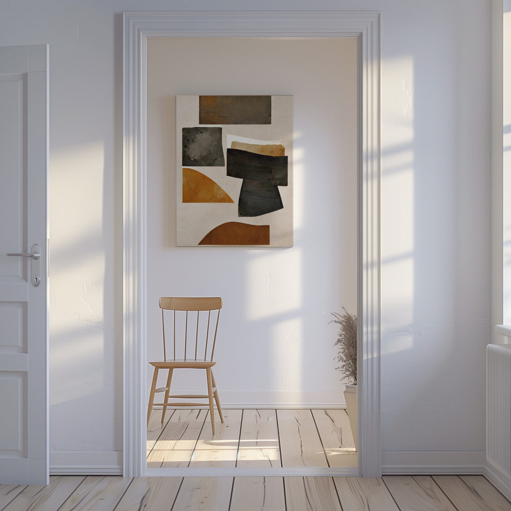 Roestige vormen | Canvas