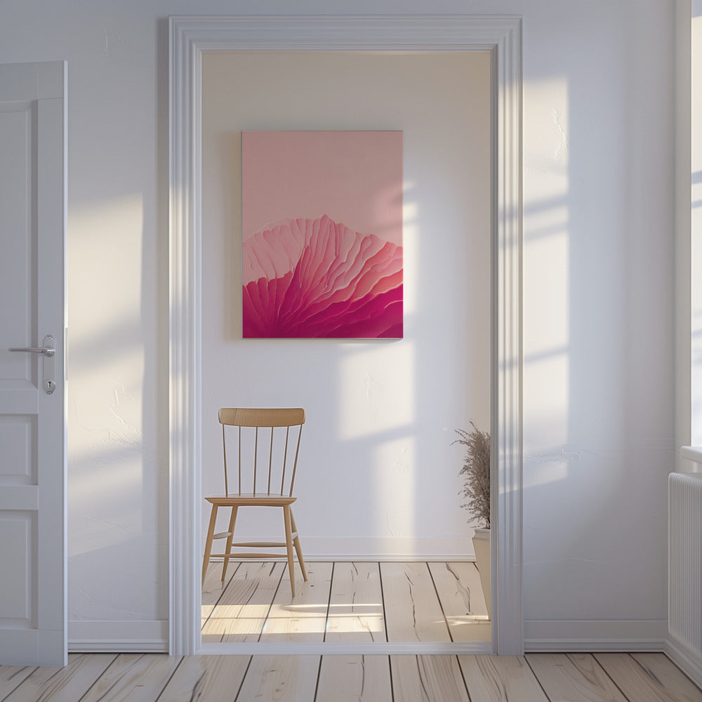 Bloemblaadjesgolven | Canvas