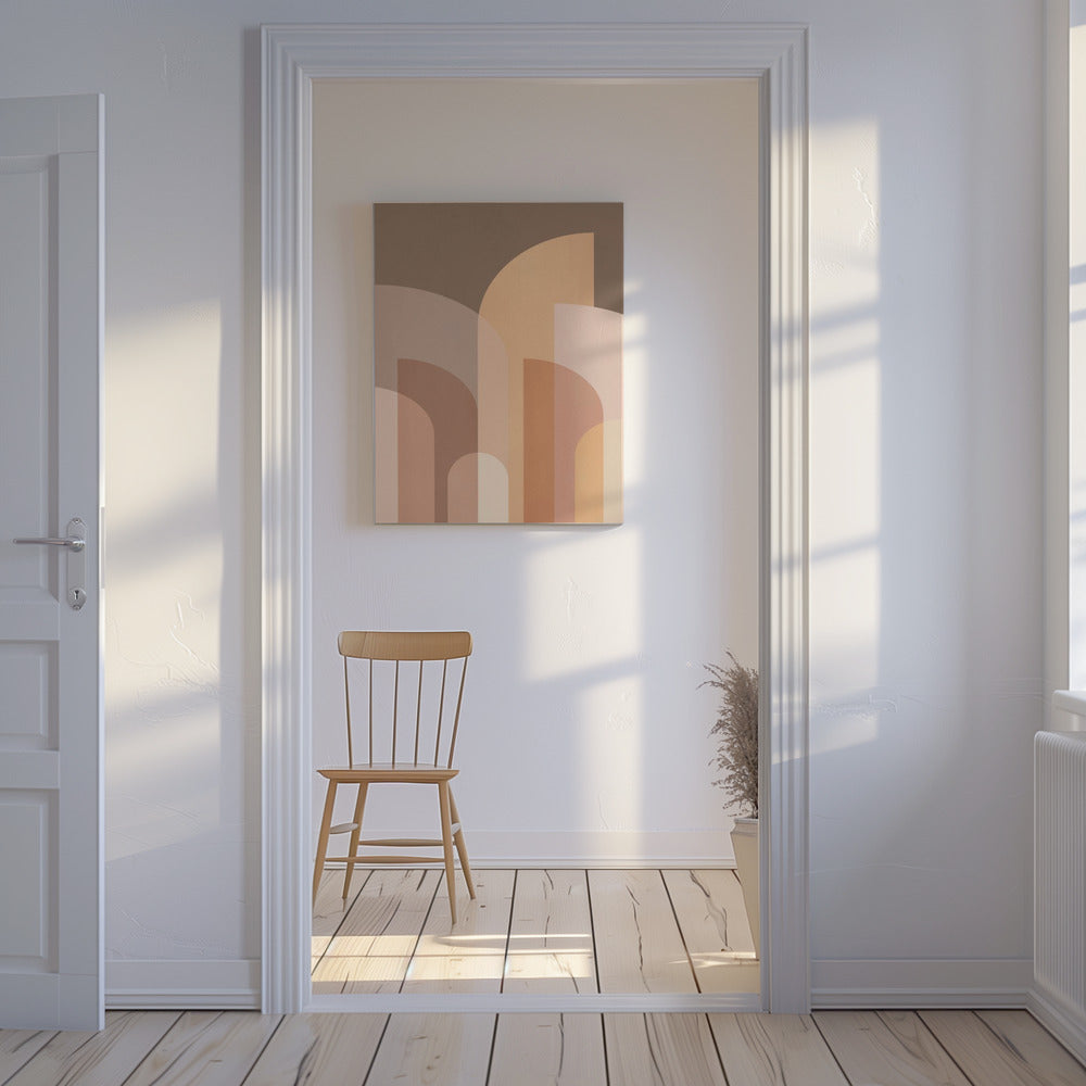 Retro Geometrisch II | Canvas