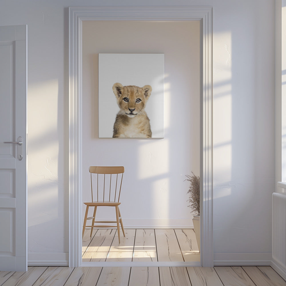 Baby Leeuw | Canvas