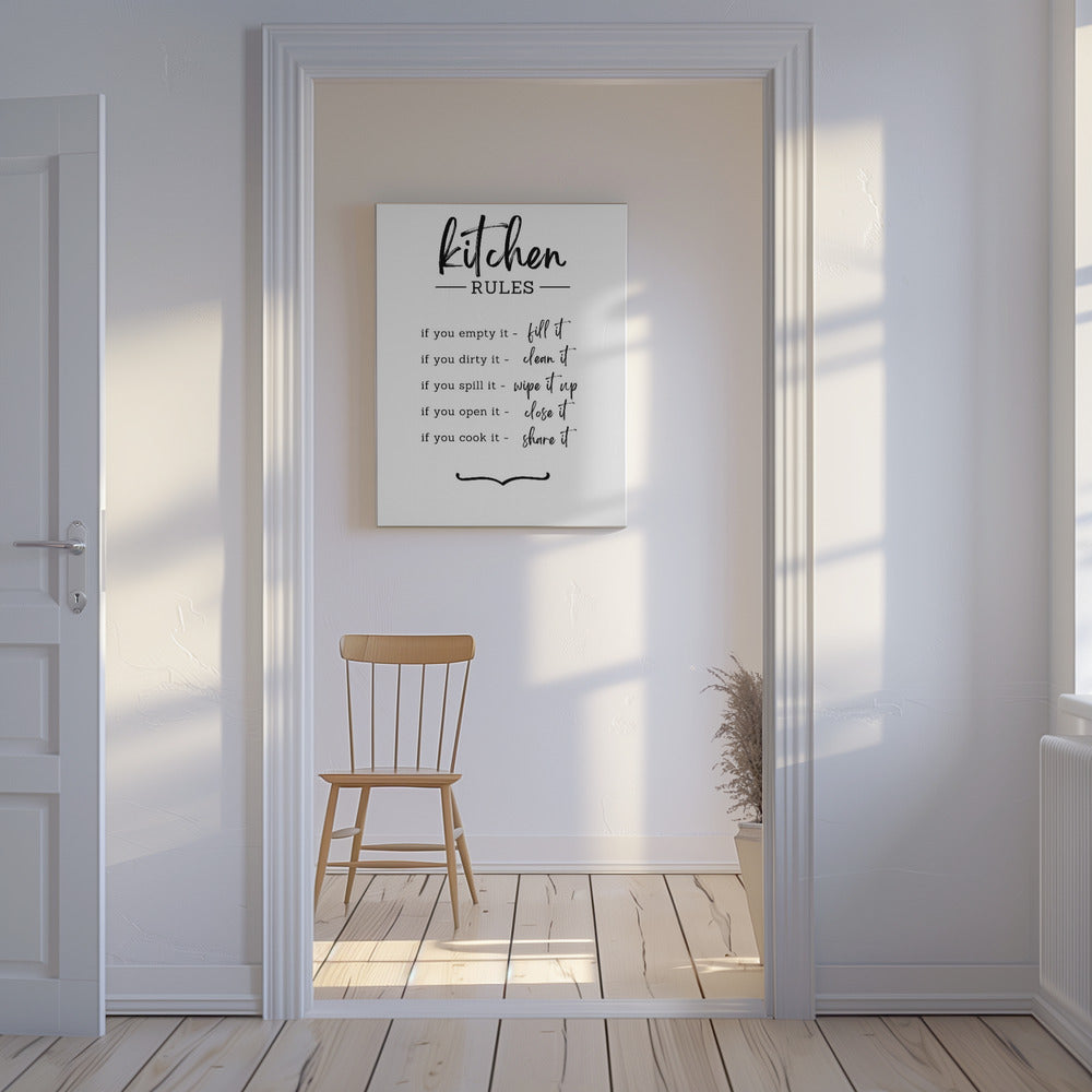 Keukenregels | Canvas