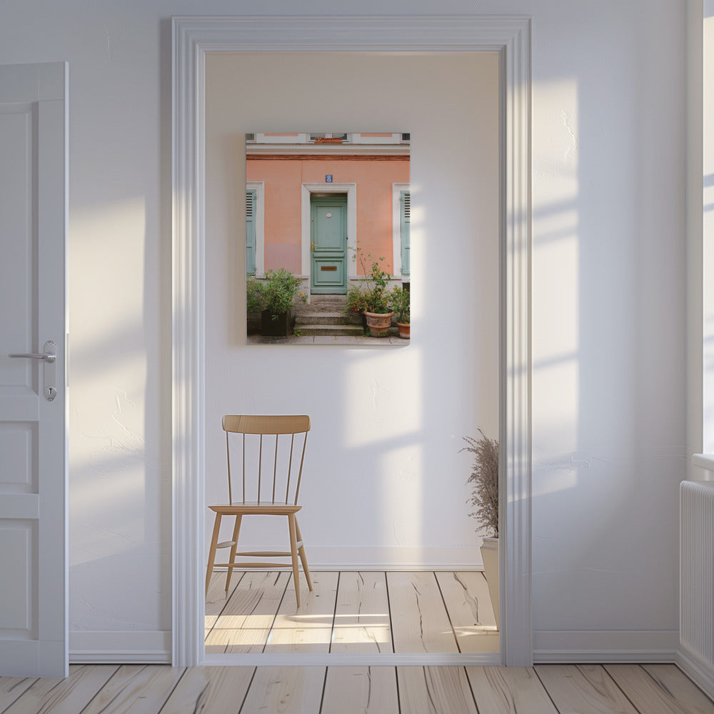 Rue de Cremieux nummer 8 - Parijs | Canvas