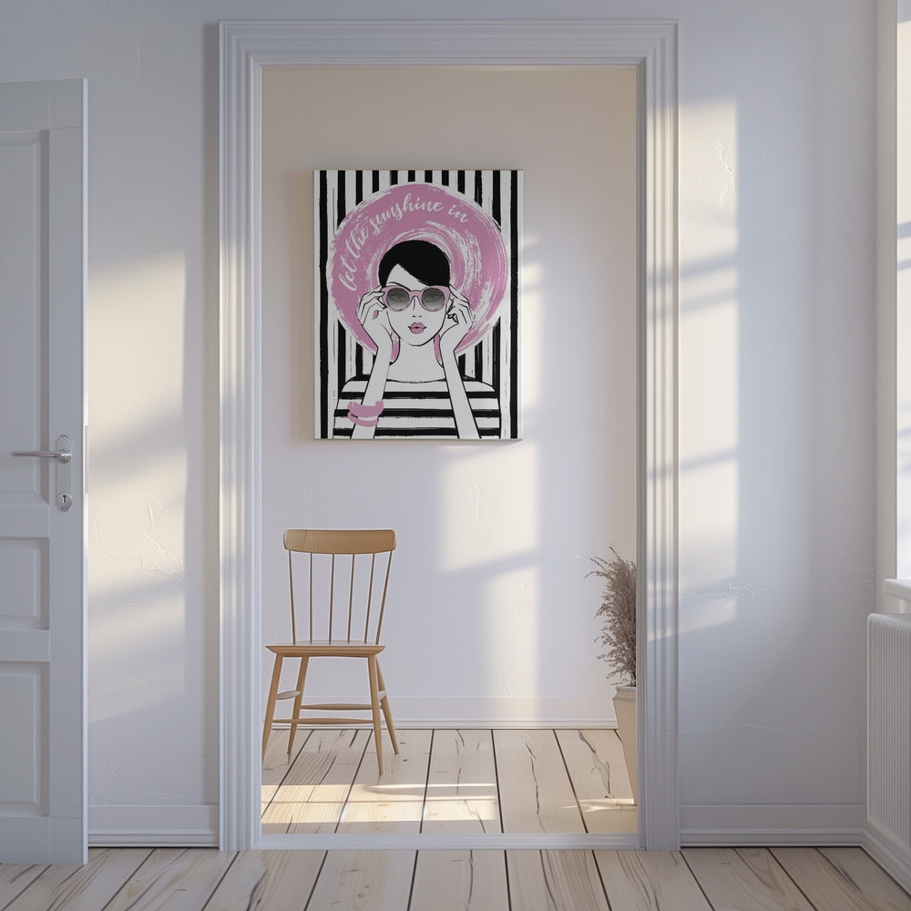 Roze zonnebril Vibe | Canvas
