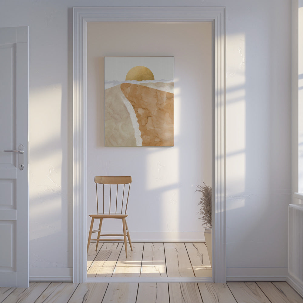 Gouden zandduin | Canvas