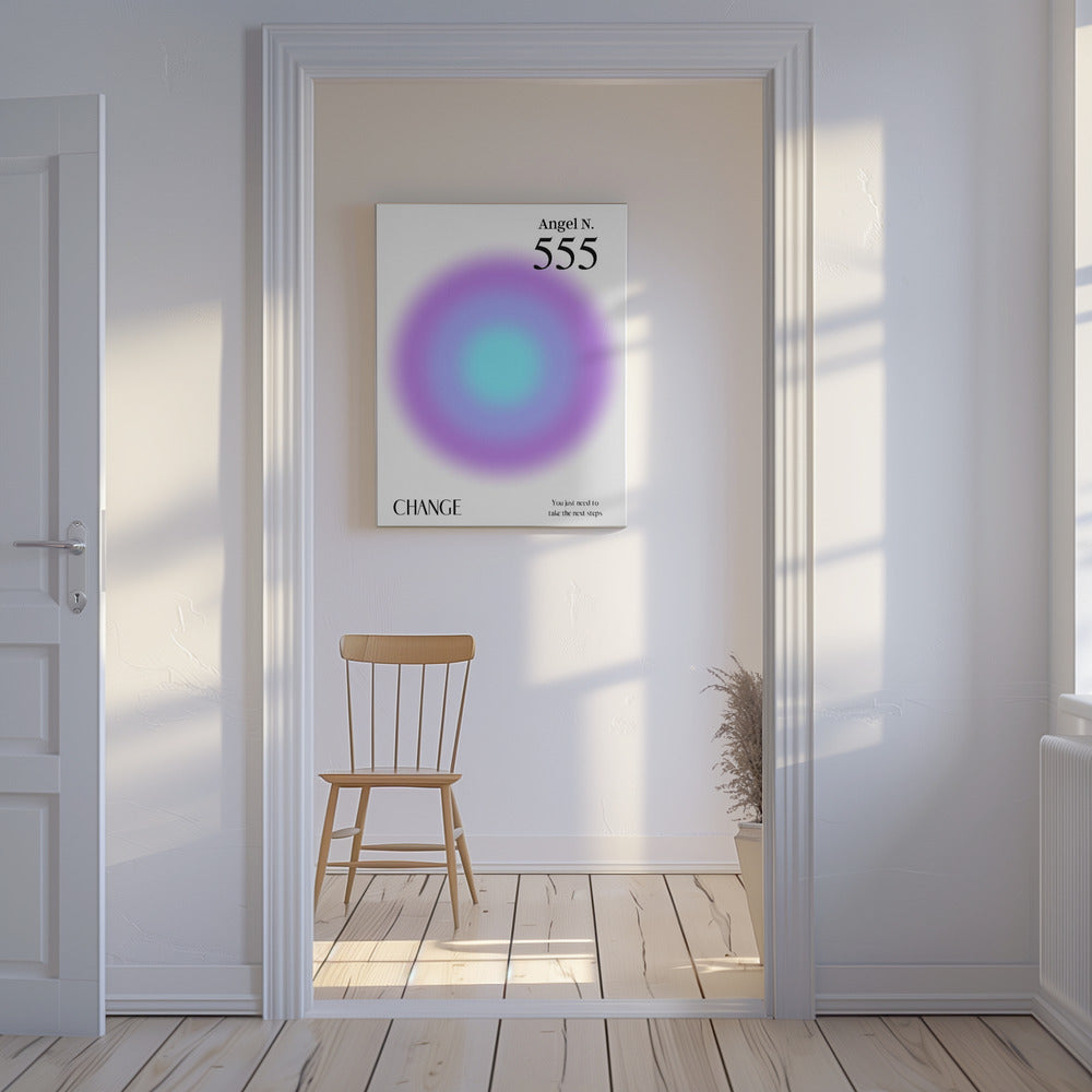 Engel nummer 555 | Canvas