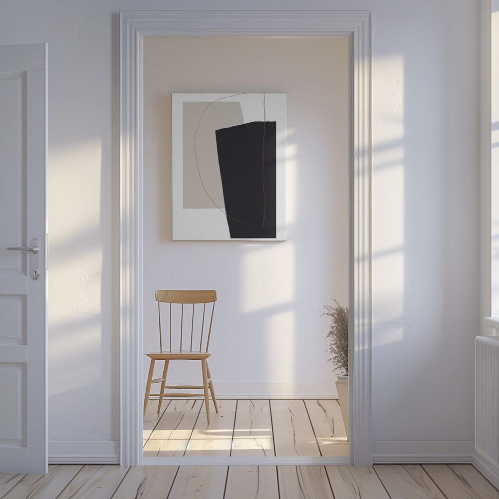 Geometrische stroom | Canvas
