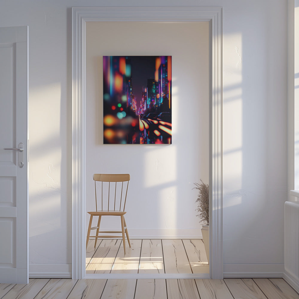 Neon Dreamscape | Canvas