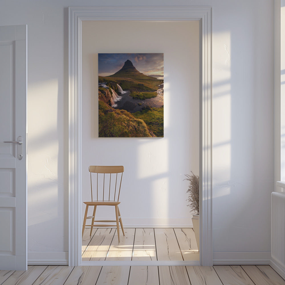Good Morning Iceland vertical | Canvas