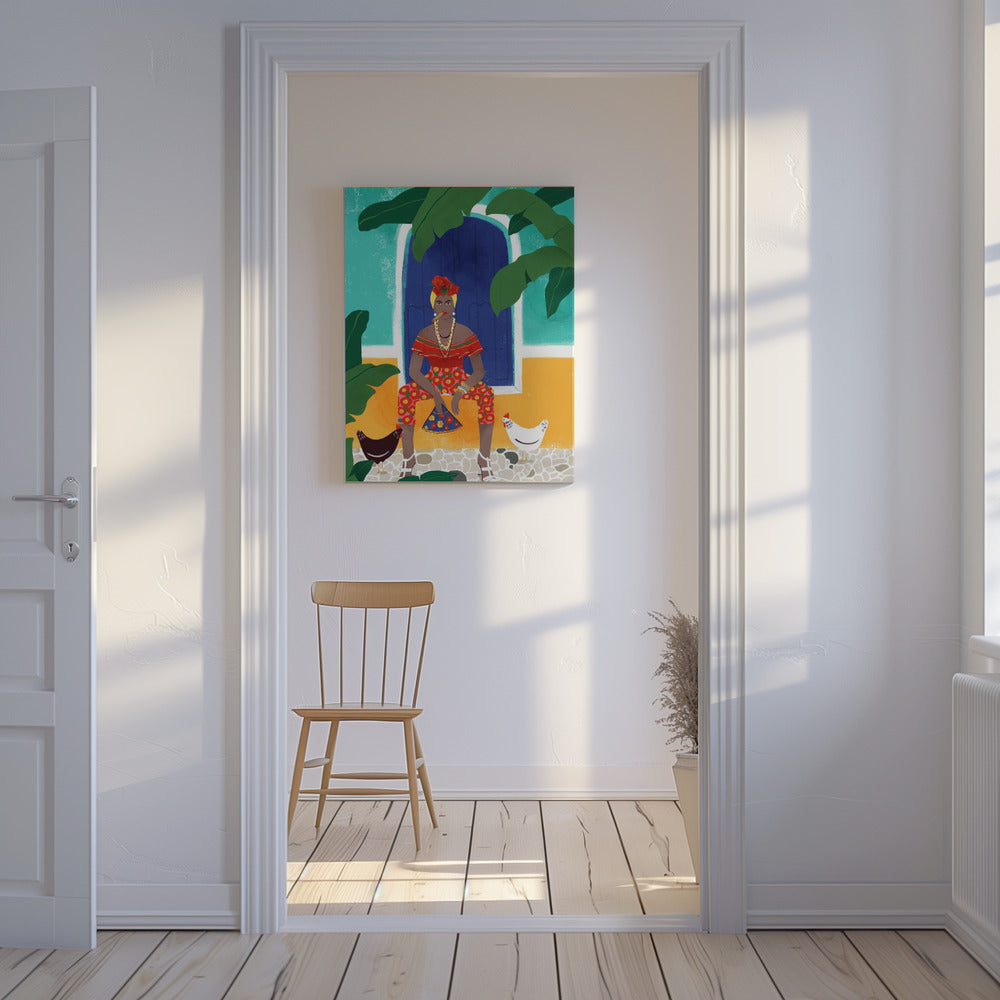 Vrouw aan de sigaret | Canvas