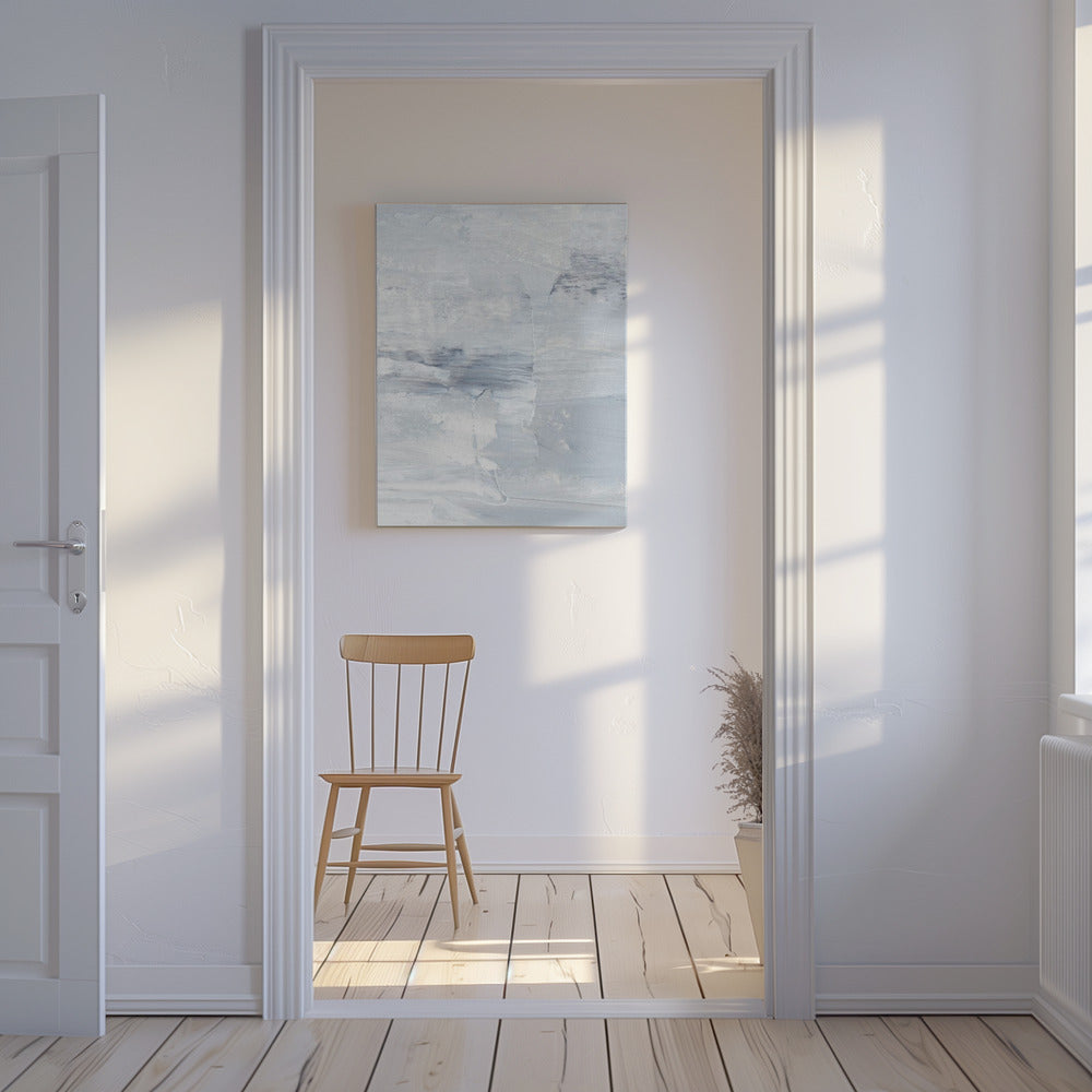 Black And White Brushstrokes | Canvas