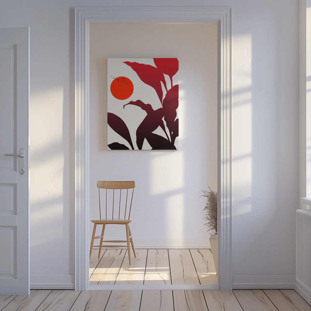 Tropische zonsondergang | Canvas