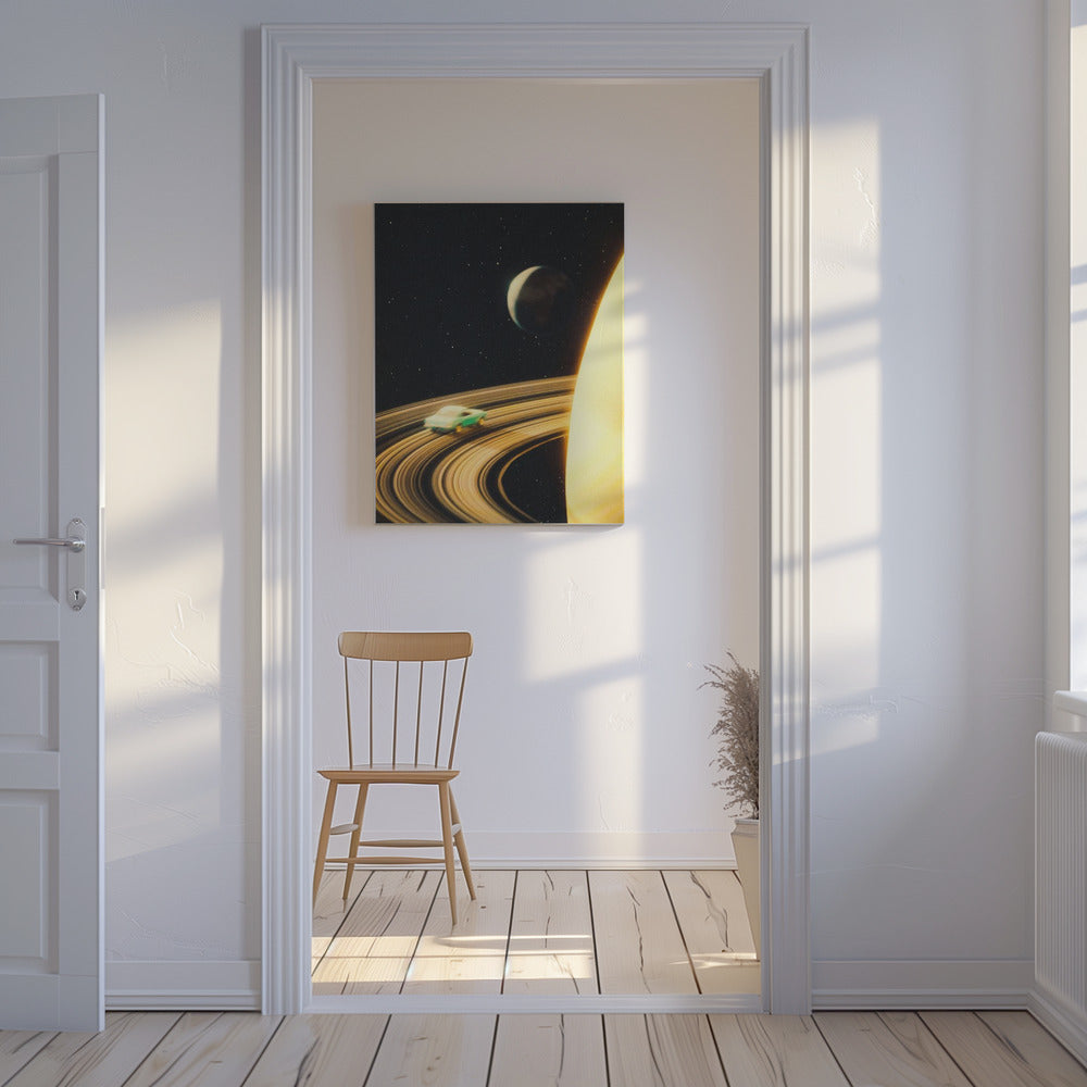Saturnus Snelweg | Canvas