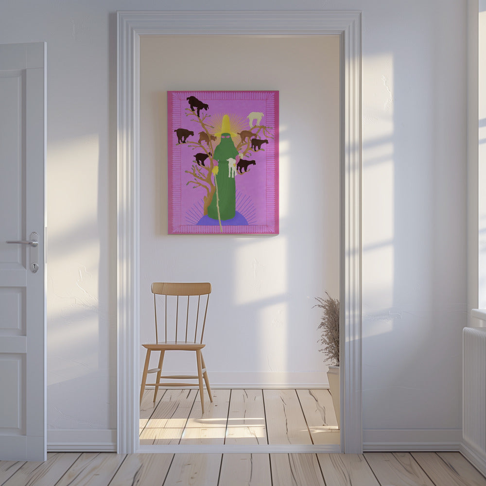 Heilige Vrouw Herder | Canvas