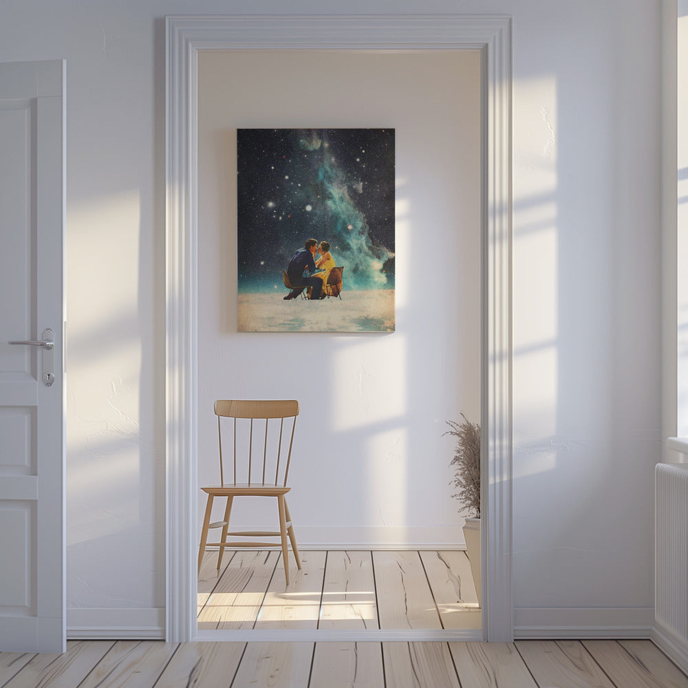 Ik neem je mee naar de sterren voor een tweede date | Canvas