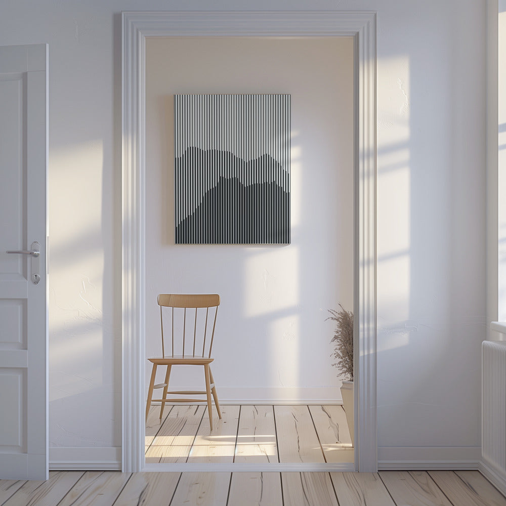 Donkere Bergen Serie #2 | Canvas