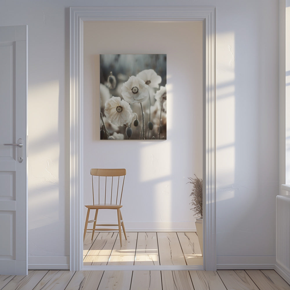 Gefluister van klaprozen | Canvas