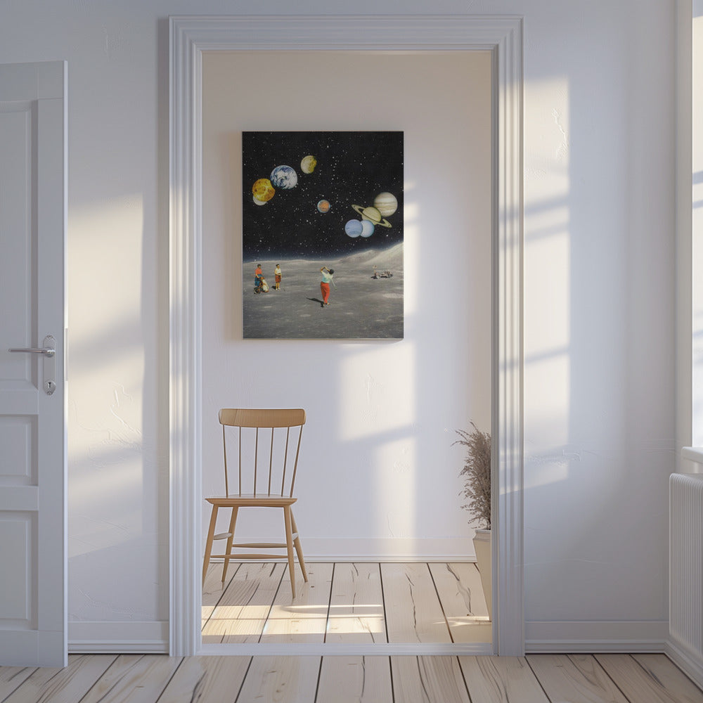 Ruimtegolf | Canvas