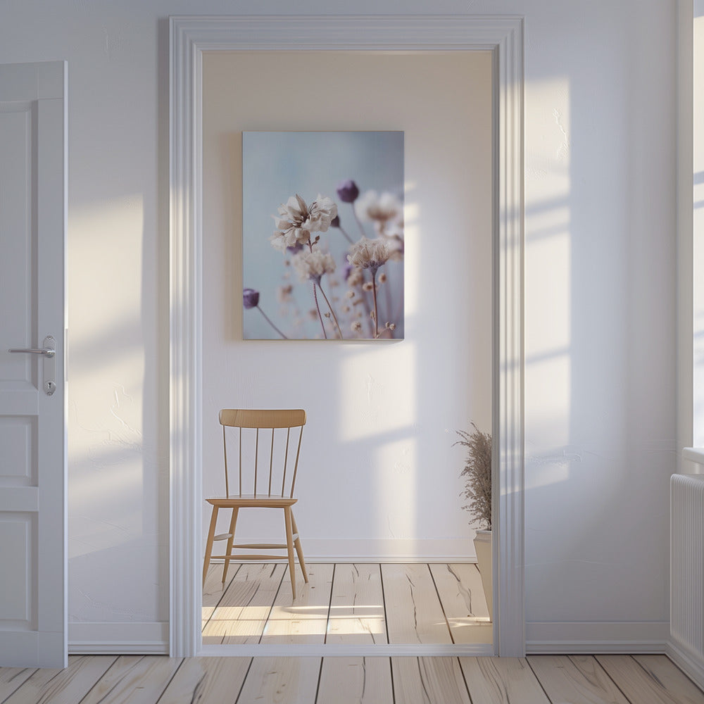 Fluisterende bloemen | Canvas