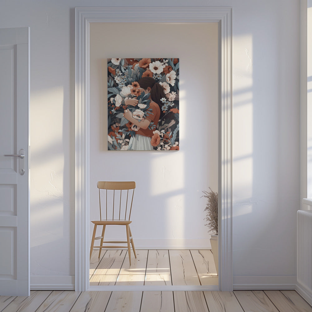 Bloemenomhelzing | Canvas