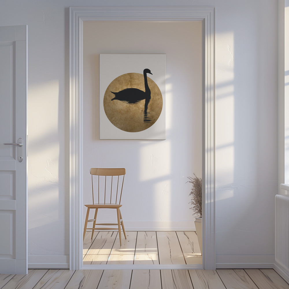 The Swan Gold | Canvas