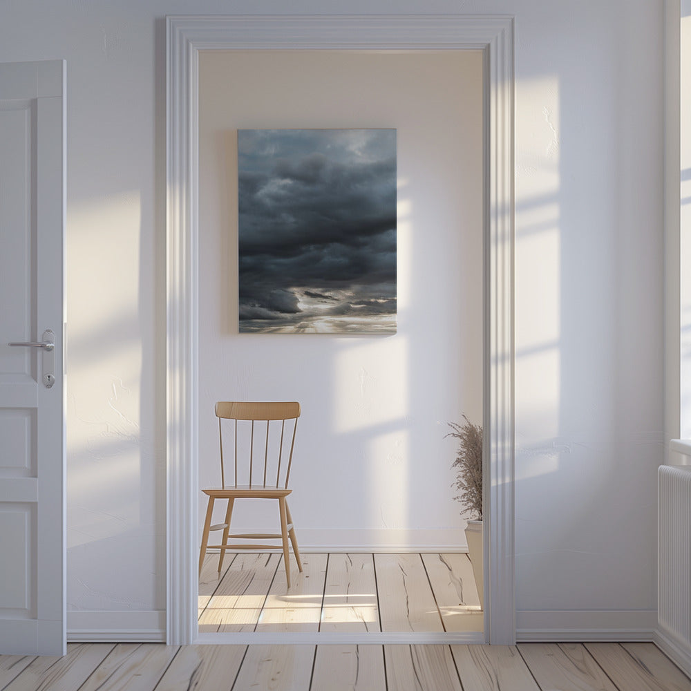 Stormachtige Horizon | Canvas