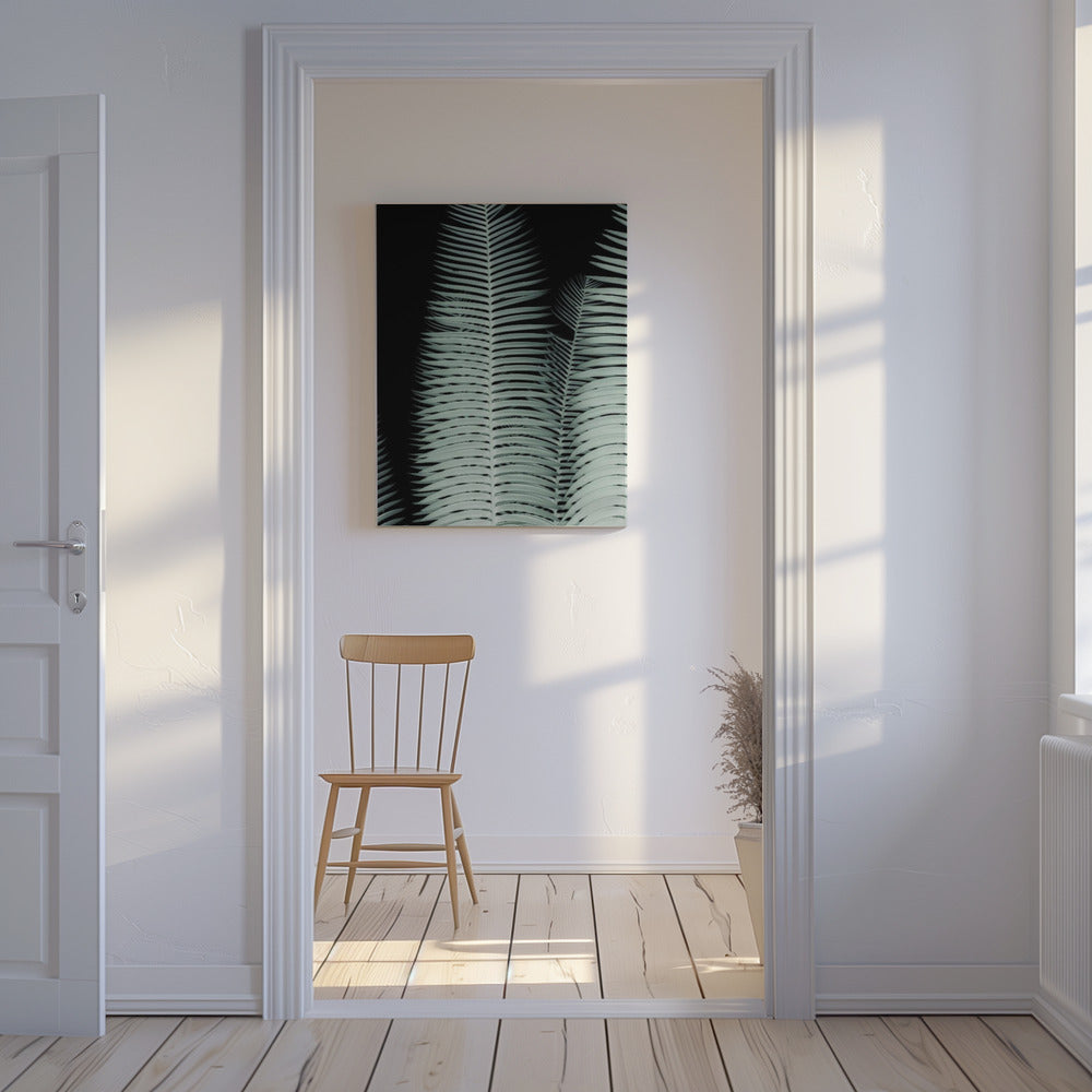 Zilveren Fronds Symfonie | Canvas