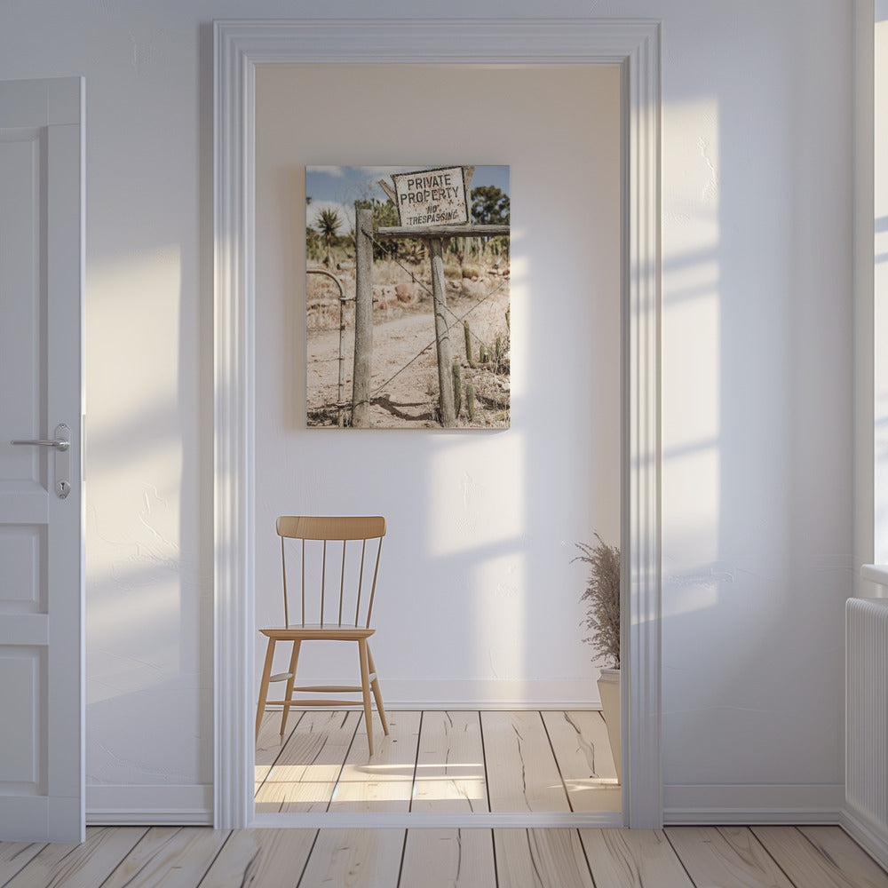 Verboden pad | Canvas