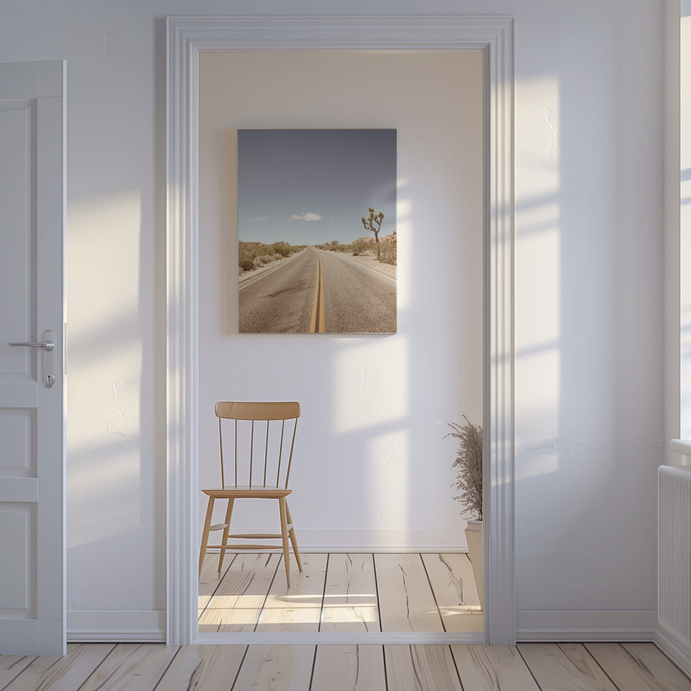 Verlaten snelweg | Canvas