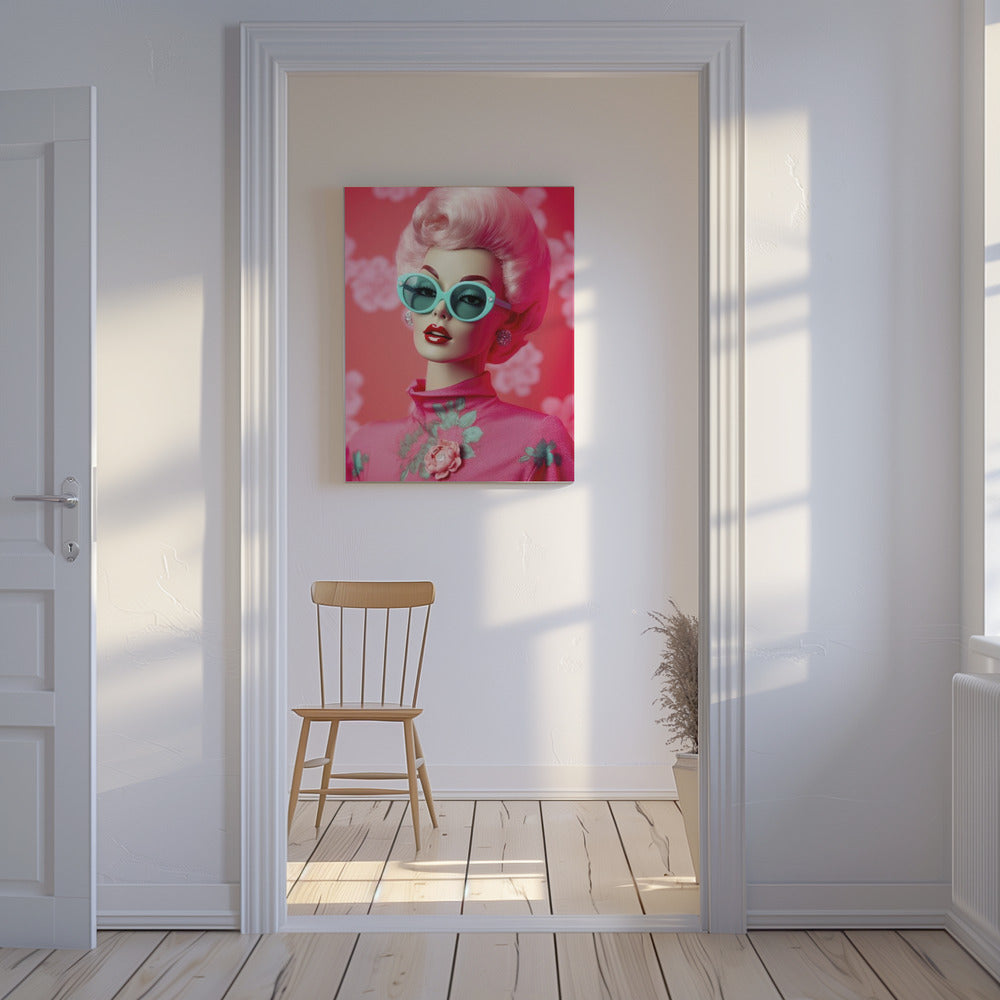 Retro Glamour Icoon | Canvas