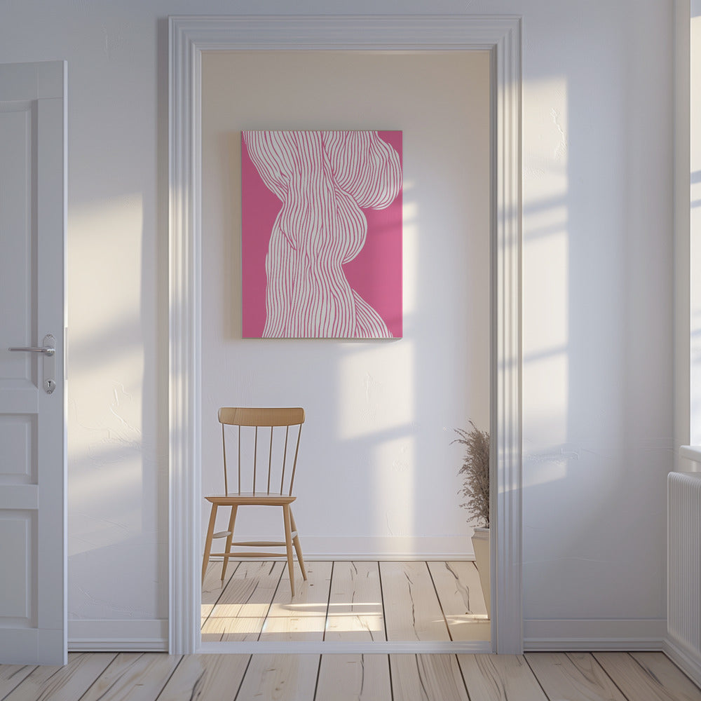 Vloeiende curven | Canvas