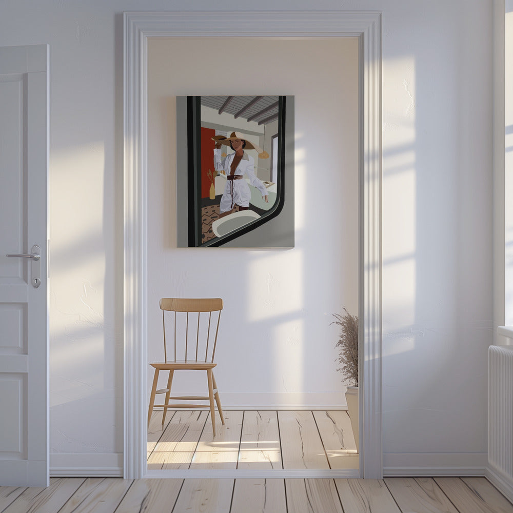 Chique reflectie | Canvas