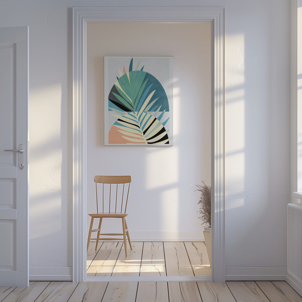 Ruimtes Blauw Kopie | Canvas