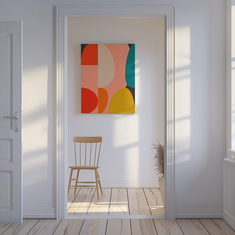 Mid-Century Pastel 14 | Canvas