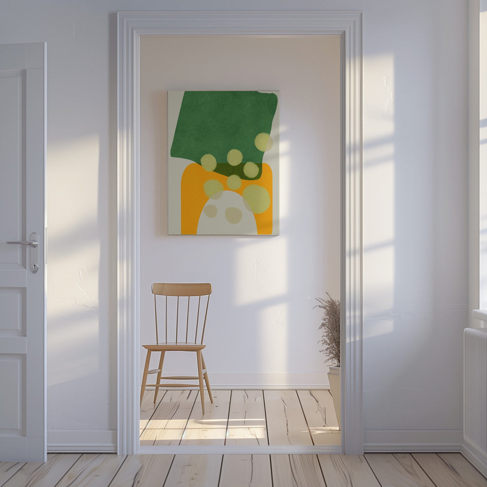 Geschilderde lijnen 9 Kopie | Canvas