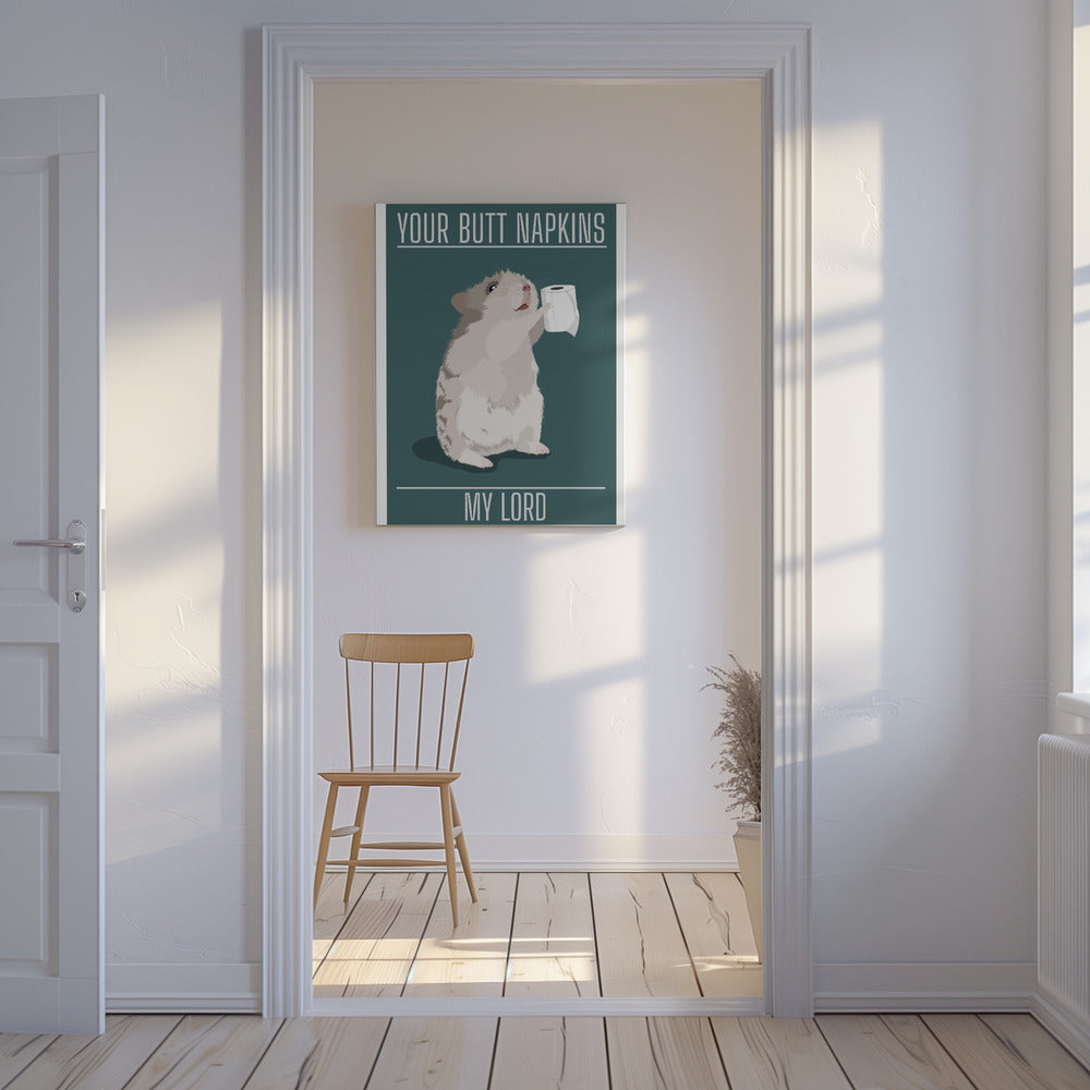 Uw billen servetten, mijn heer | Canvas
