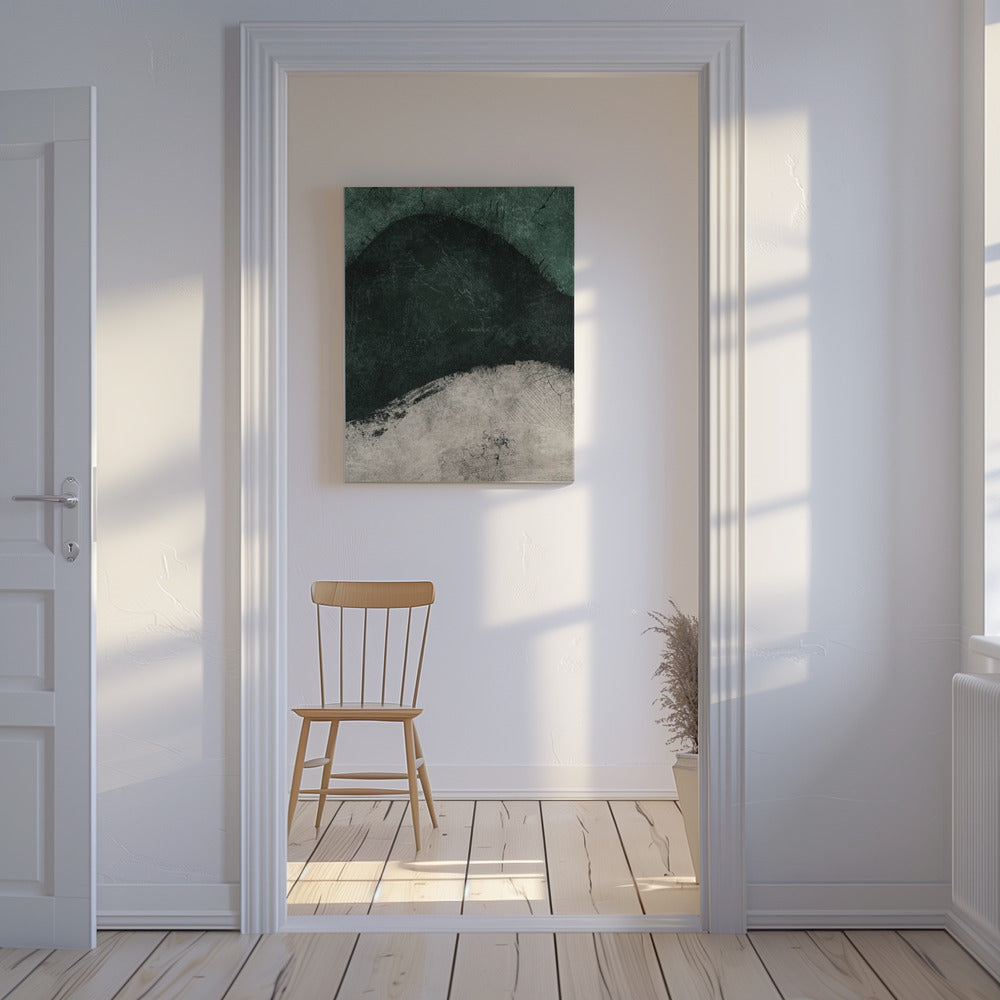Middernacht Smaragd Nr. 3 | Canvas