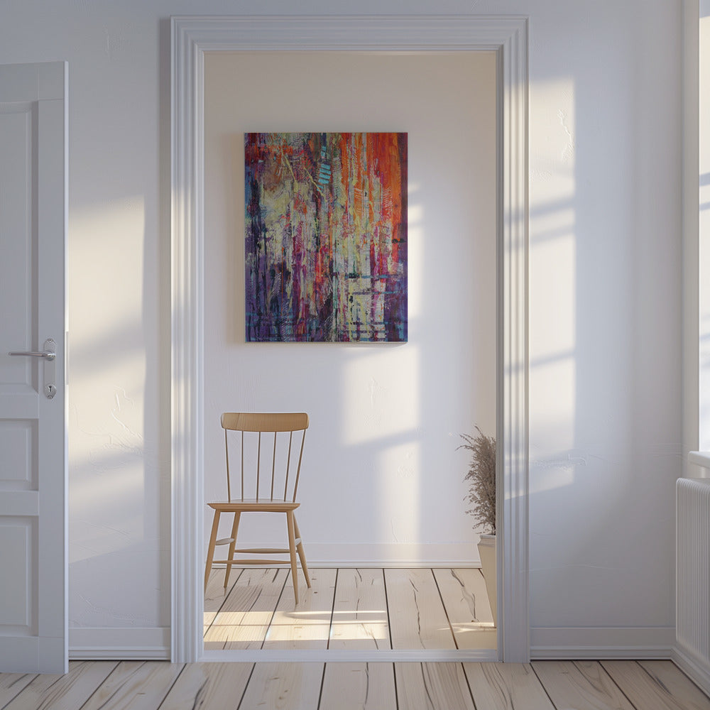 Sierlijke echo's van levendigheid | Canvas