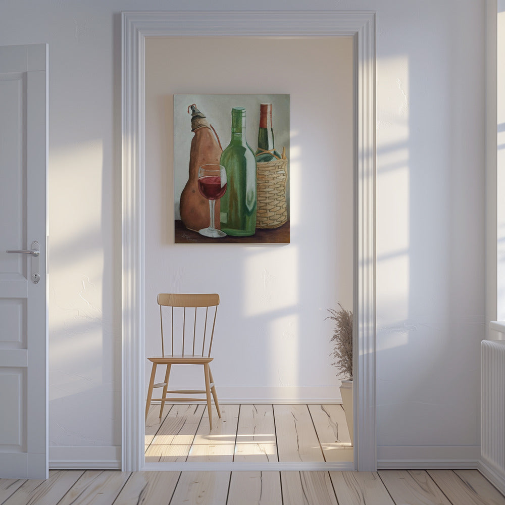 In de wijnmakerij | Canvas