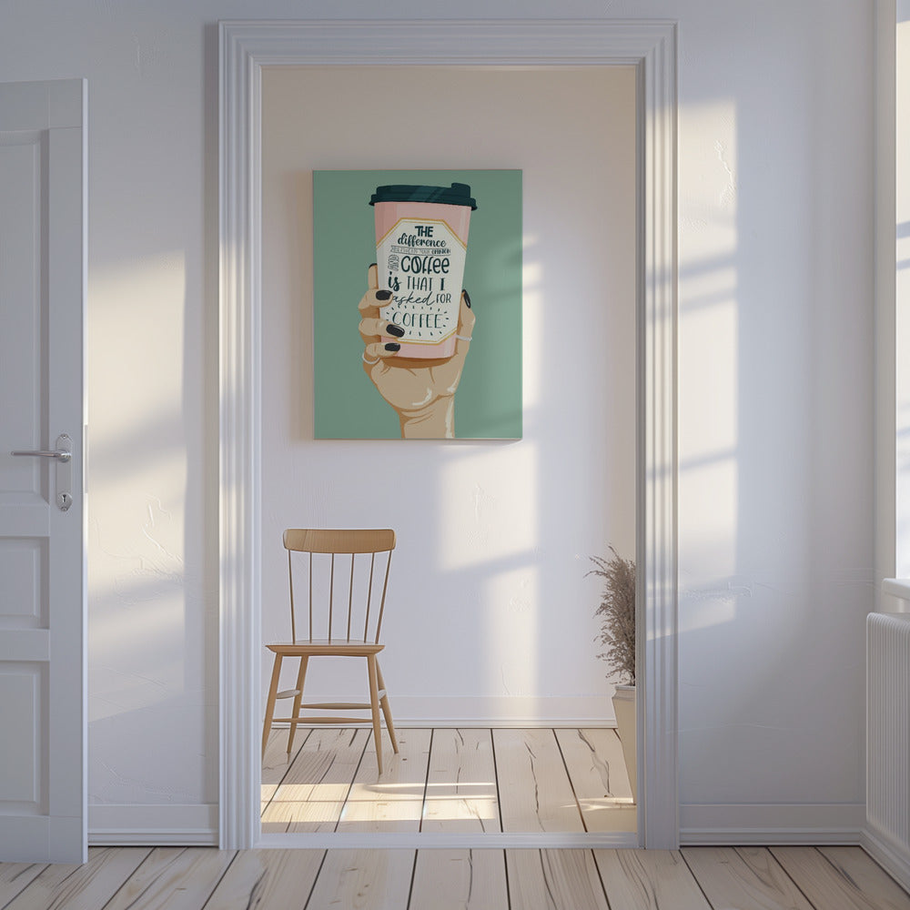 Gevraagd om koffie | Canvas