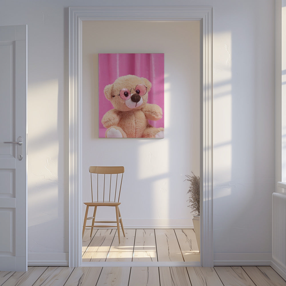 Hippie in roze | Canvas