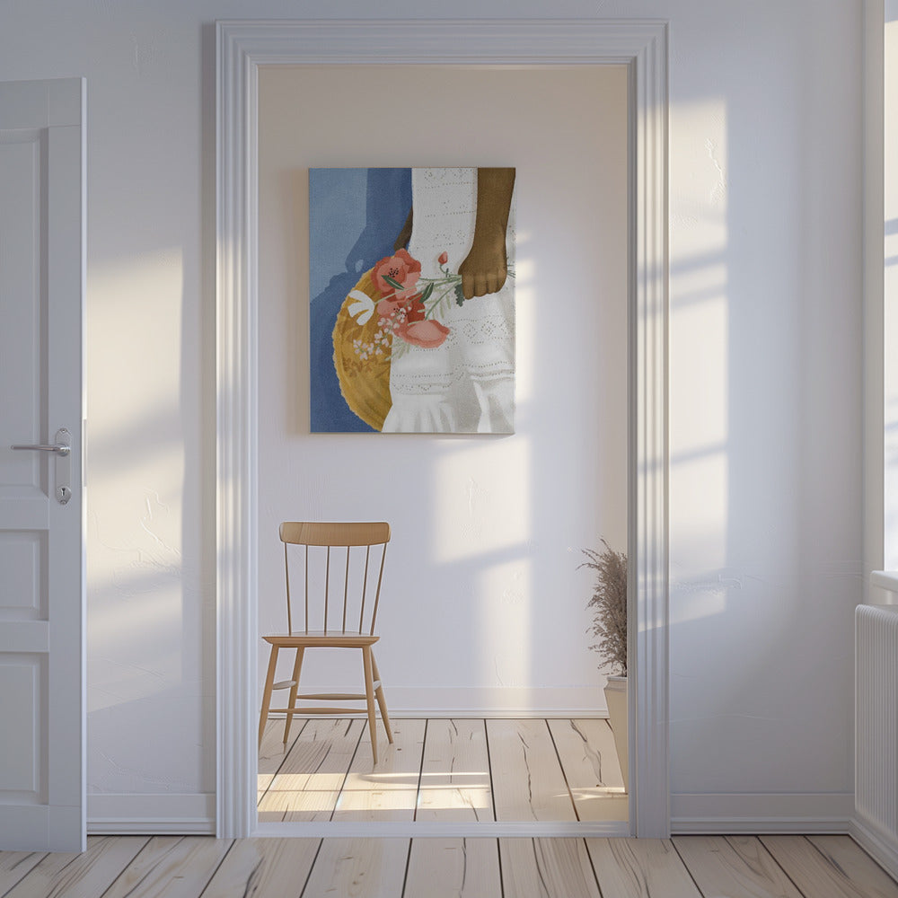 Gevoel van blauw | Canvas