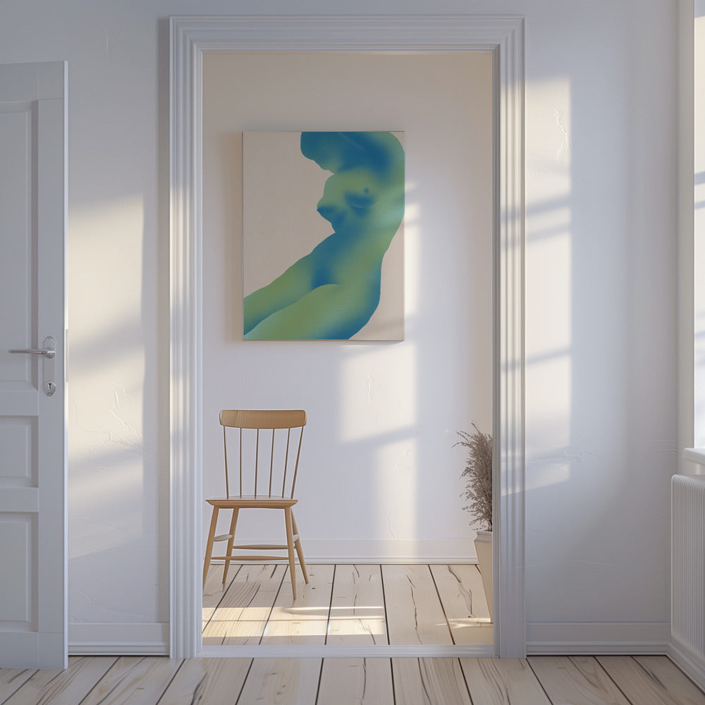 Abstract menselijk figuur met verlopen | Canvas