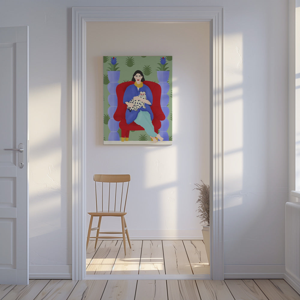 Kattenkoningin | Canvas