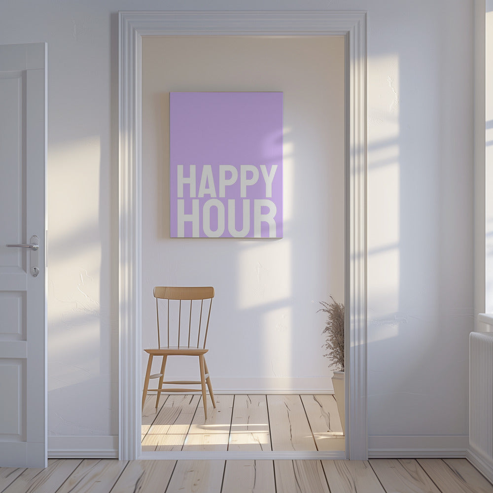 Vrolijke lavendelvibes | Canvas