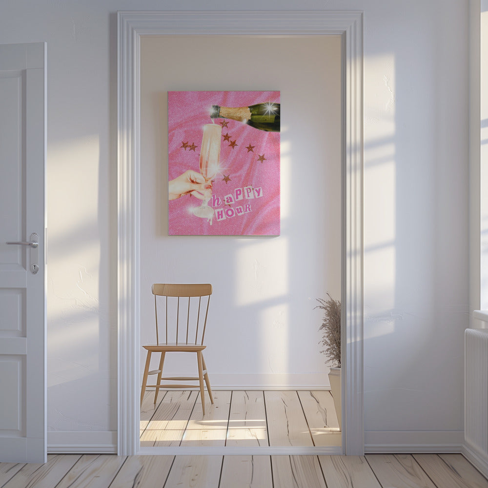 Bruisend feest | Canvas