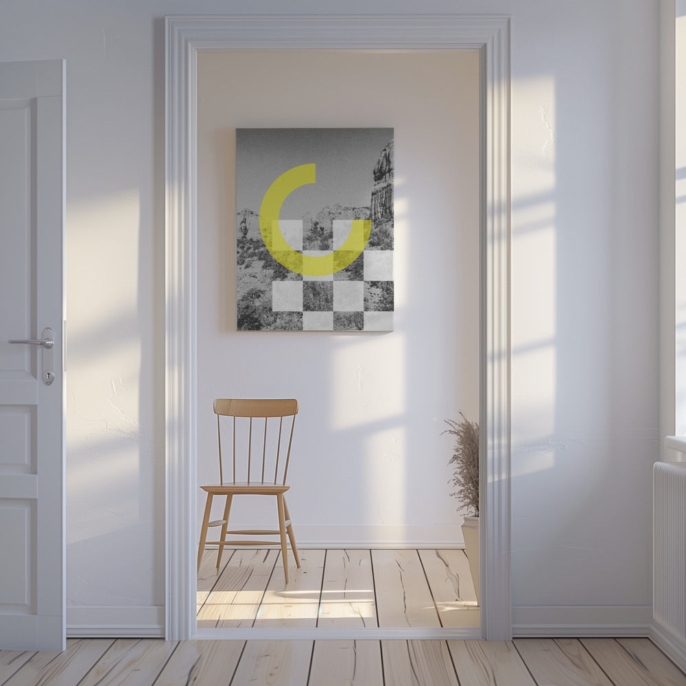 Woestijngeometrie | Canvas